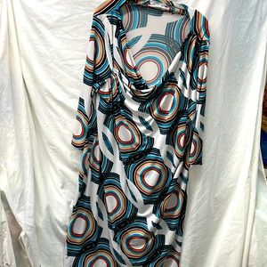 Liz Claiborne woman mid sleeve dress ladies sz 3x
